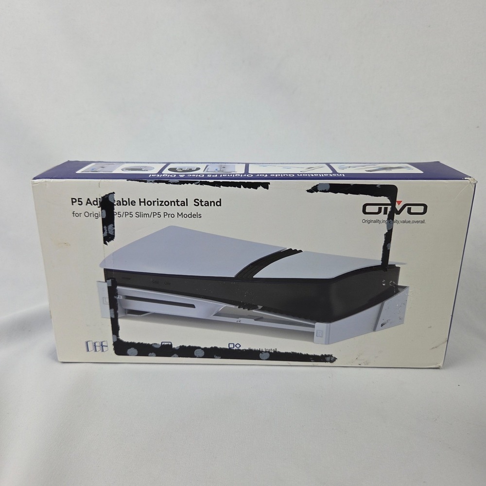 OIVO PS5/Slim/Pro Horizontal Stand for Disc & Digital Console, Stable PS5 Access